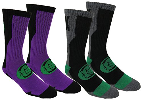 Marvel Hulk Athletic Socks 2 Pair Pack #TOP1
