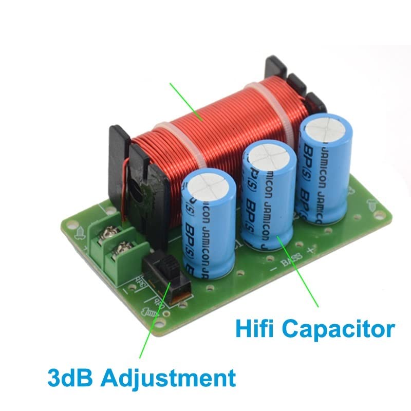 1 PCS 200W Subwoofer Crossover 50Hz Subwoofer Home Theater Stereo Bass Car Audio Bass Crossover Filter