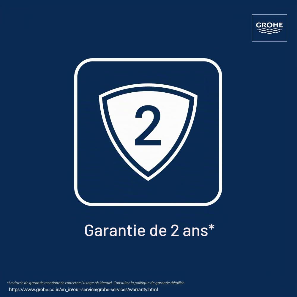 GROHE 40366001 Essentials Barre Porte-Serviettes Argent, Chromé