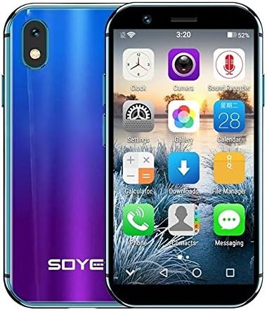 Mobile Phones Mobile Cell Phones SOYES XS, 3GB+32GB, 3.2 inch Android 6.0 MTK6737 Quad Core up to 1.3GHz, Dual SIM, Bluetooth, WiFi, GPS, Network: 4G, Support Google Play (Black) (Color : Colour)