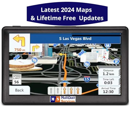 MS Drive W500 Sat Nav | 7" Touchscreen GPS Navigation | 8GB | Windows | Lifetime Maps| For Car, Trucks (Read the Instructions Below) - Image 3