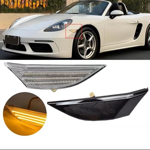 Clignotant LED résout visibilité Boxster Cayman 982 718 911 feu position dynamique