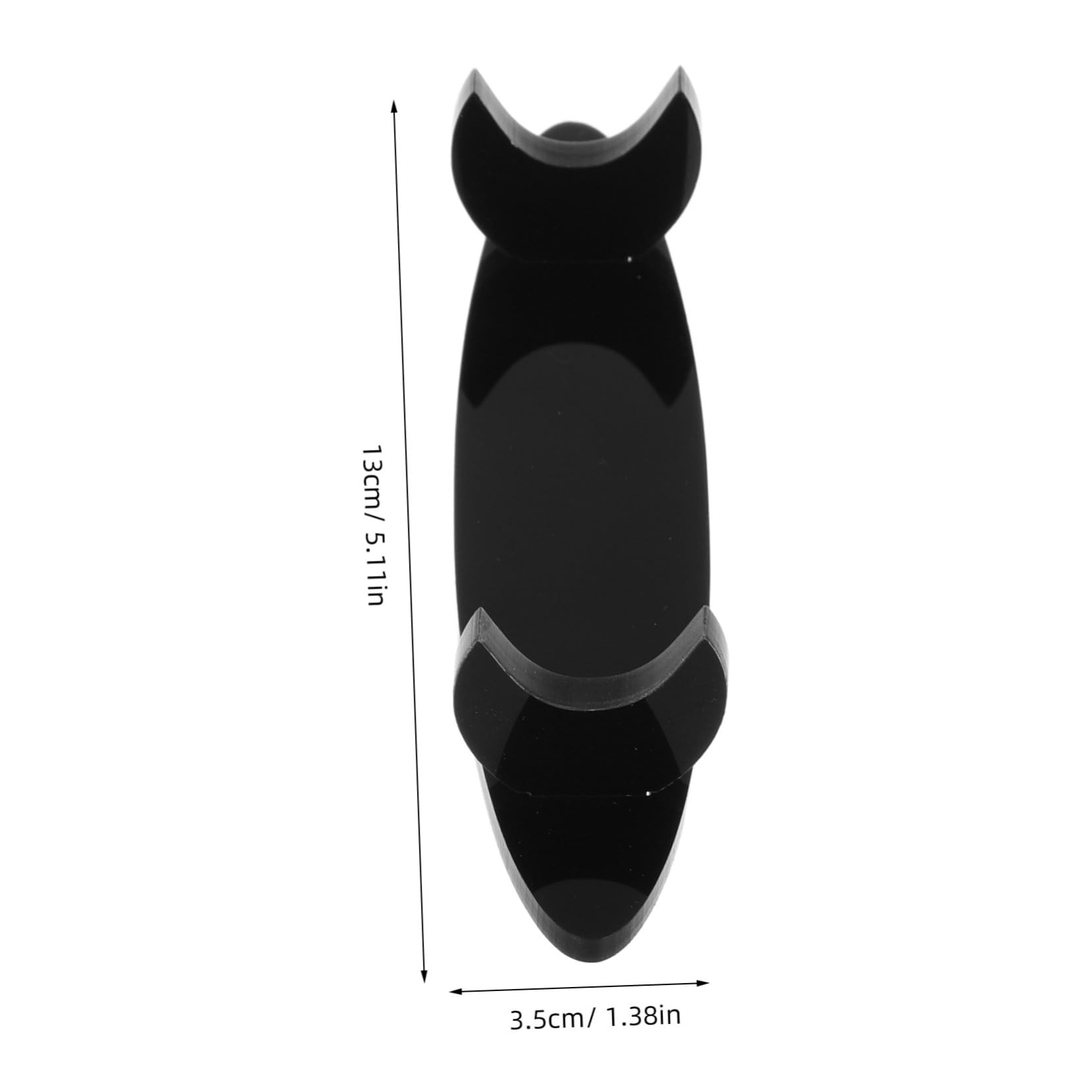 WOONEKY Lot de 2 Présentoir à Stylos en Plastique, Bureau, Noir