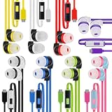 100 sztuk przewodowych słuchawek dousznych USB C z mikrofonem, słuchawki douszne typu C, z dźwiękiem stereo i kontrolą odtwarzania, kompatybilne z iPhone 16/15, iPad Pro, Galaxy S23/S22, Pixel