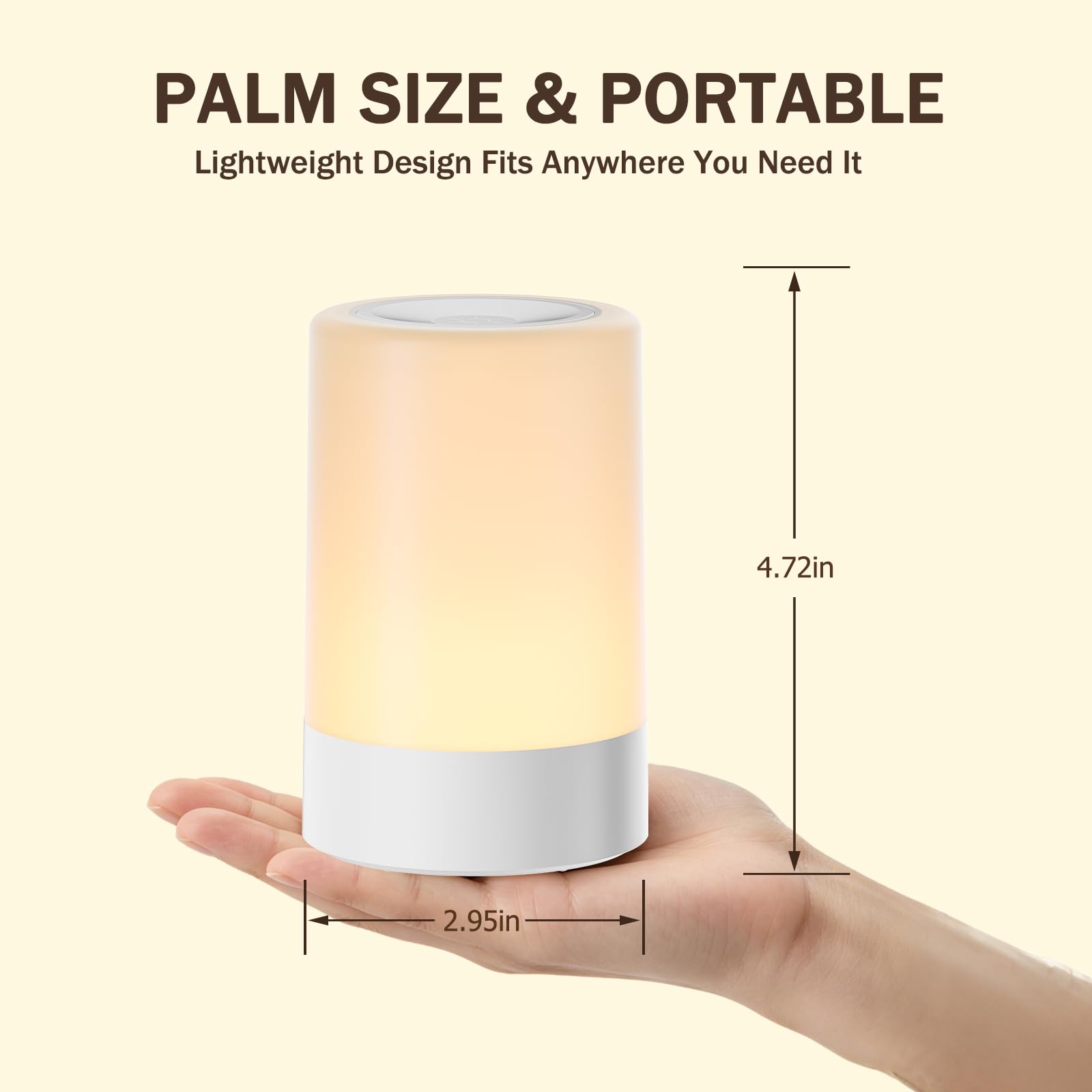 G Keni Portable LED Touch Night Light, additional listing photo 2