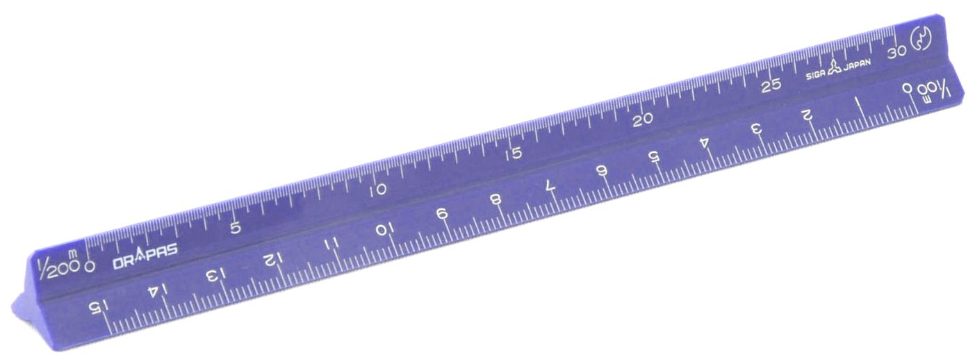 DRAPAS Dora path color triangle scale 15cm blue 16243 (japan import