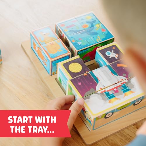 Image of Chuckle & Roar Wooden Block Puzzles 3 Pack