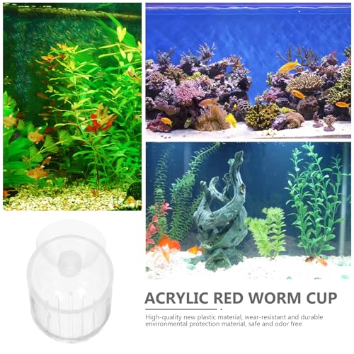 Comederos para peces evitan desperdicio de comida en acuarios agua dulce Toddmomy 7