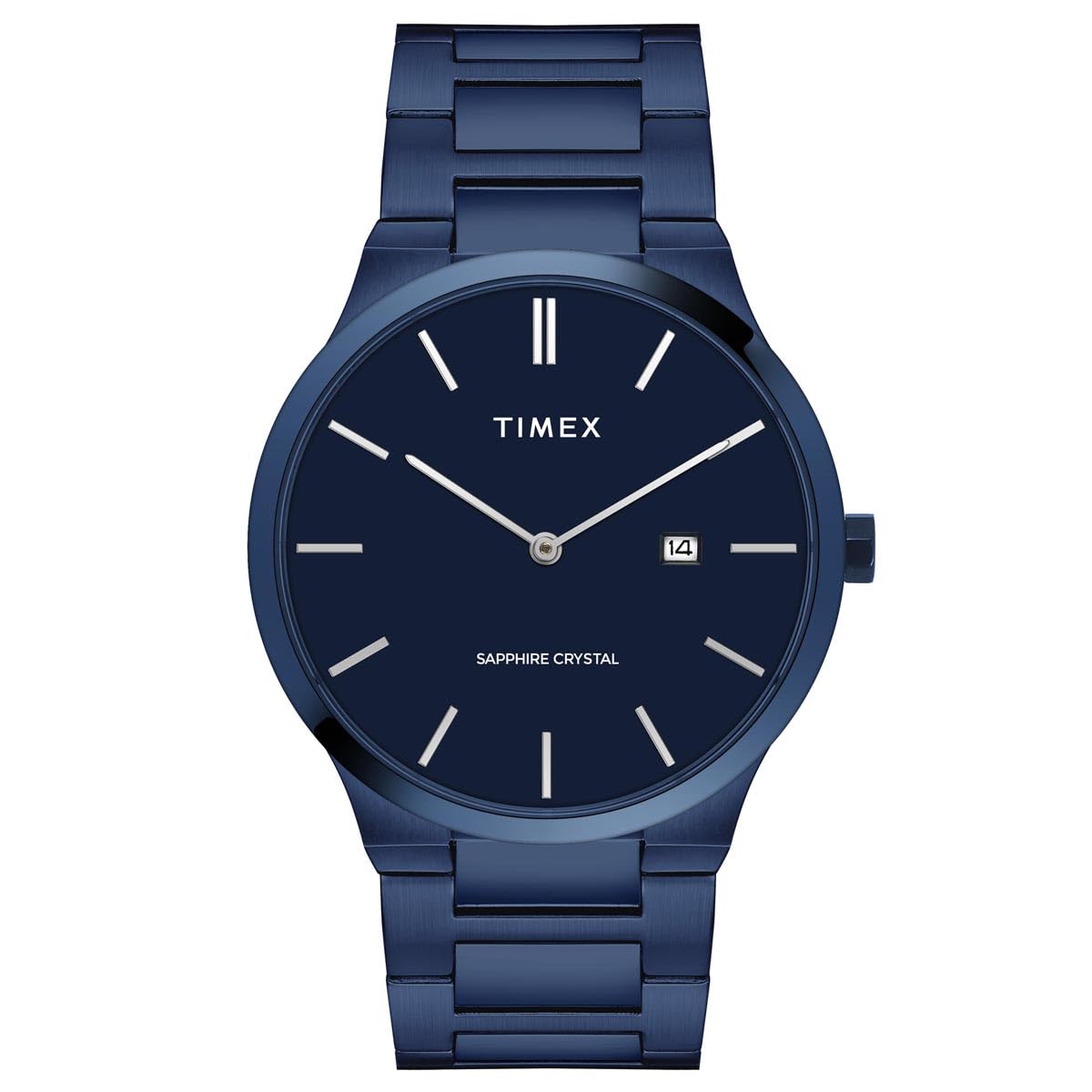 TIMEX Men Stainless Steel Blue Round Analog Dial Watch- Tweg23602, Band Color-Blue (B0CQRRBJ2K) Amazon Price History, Amazon Price Tracker