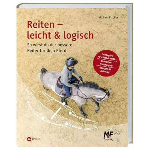 Reiten - leicht & logisch: So wirst du der bessere Reiter für dein Pferd. Mit Tipps für den Reitunterricht, die Pferdeausbildung und einem 10-Wochen-Trainingplan.