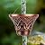 Adorafur Rain Chains for Downspouts Copper Rain Catcher Substitution Decorative Garden Rainwater Diverter Outdoor Home Decor 8 1/2 Feet Long