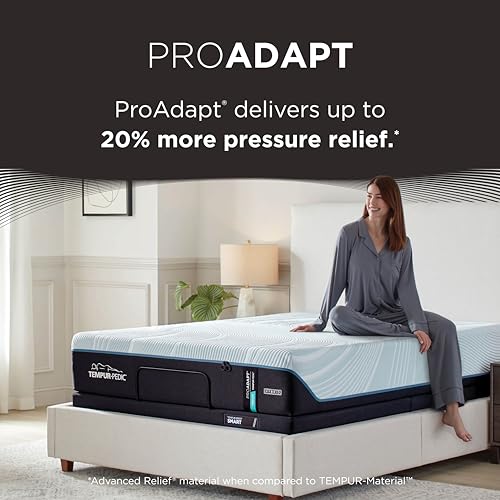 Image of TEMPUR- ProAdapt 2.0 Medium 12 inch Hybrid Mattress, Queen