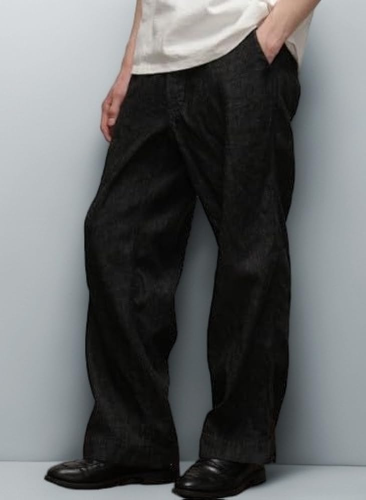 G06284 美品 Schott ネップデニム パンツ：32 ブラック G06284 美品 Schott ネップデニム パンツ：32 ブラック - メルカリ