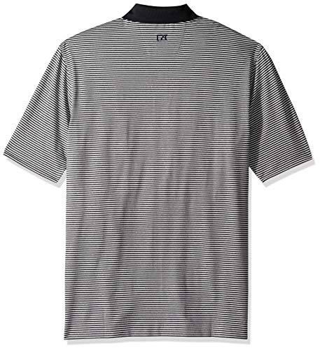 image for Cutter & Buck mens Moisture Wicking Drytec Upf 50 Forge Tonal Stripe P