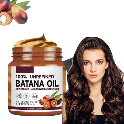 Raw Batana Oil Spoild,Batana Oil for Hair Growth,Natural Batana Hair Oil,Batana Oil Organic for Healthy Hair,Batana Oil Cream for Hair Growth,Hair Butter with 100% Pure Raw Batana Oil (1 PC Cream)