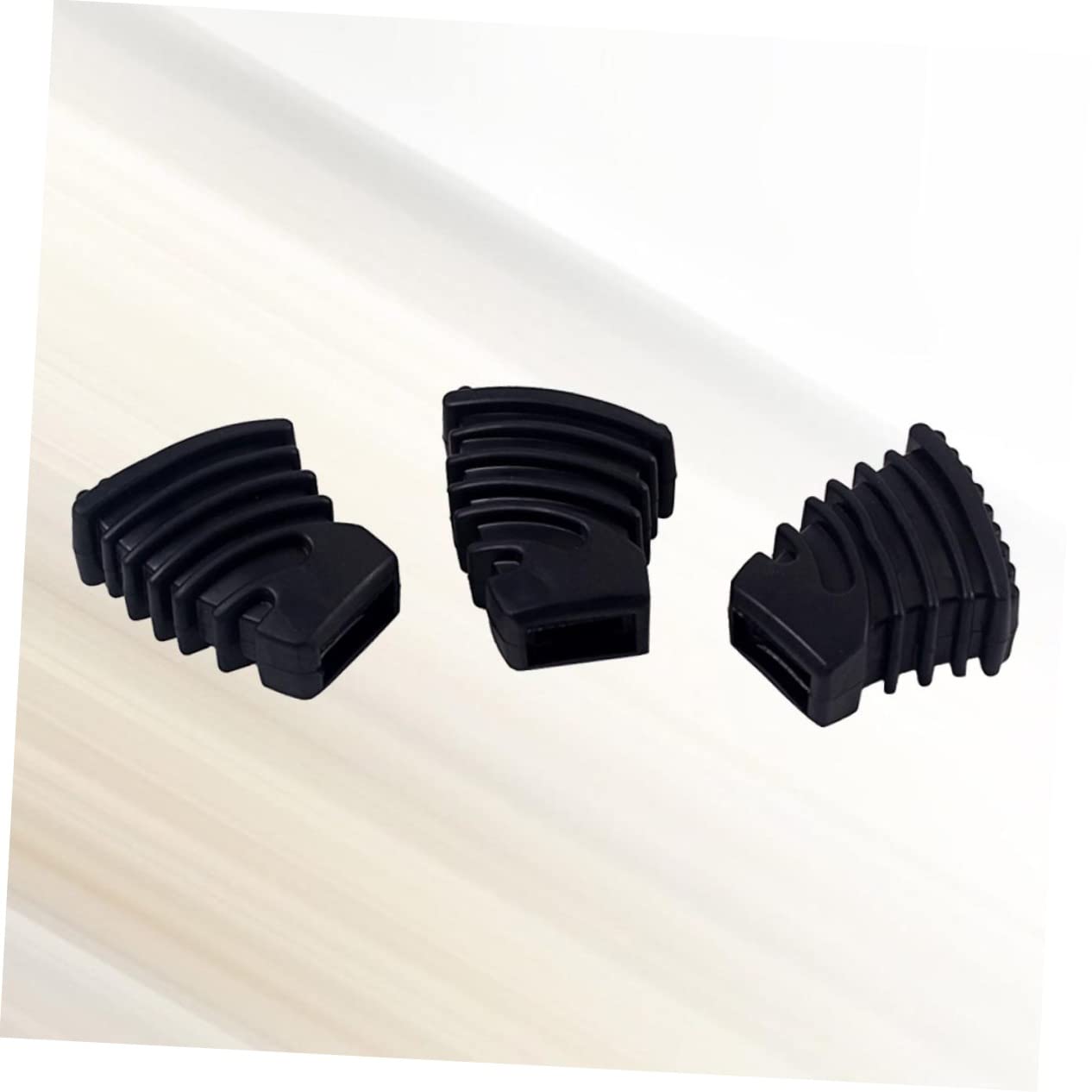VICASKY 3pièces Caoutchouc Pour Batterie Pour Support De Cymbale De Percussion s Noir