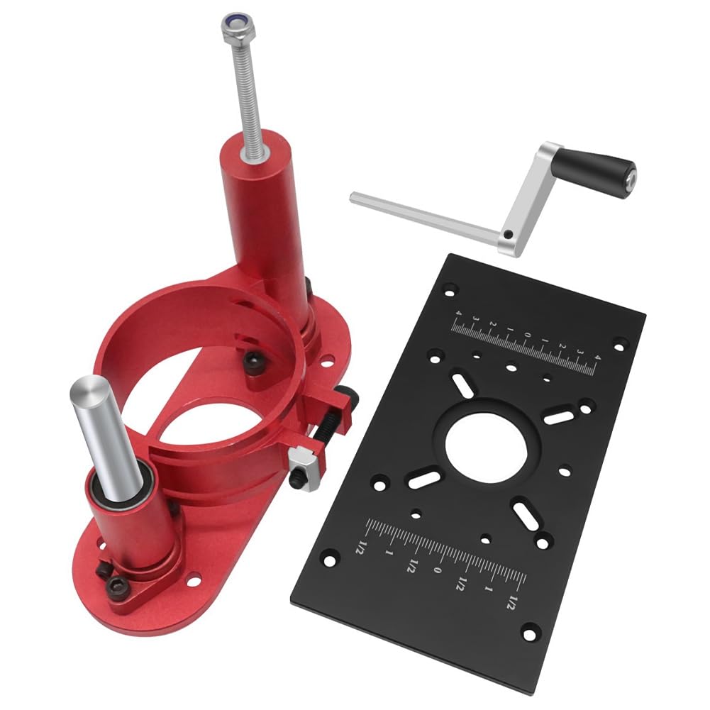 Router Lift Base Router Hefsysteem Kit Router Tafelzaag Insert Basisplaat voor Professionele Houtbewerking Accessoires