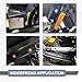 Hbxdeco 20PCS Bumper Fender Washer Bolt, M6×20mm Aluminum Alloy Engine Bay Dress Up Bolts Fasteners Kit, CNC Finishing Fender Washer JDM Car Modification Installation Hardware Kit (Silver)