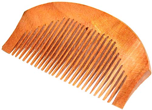 Peigne Sikh Kanga bois marron dents polies lot de 3