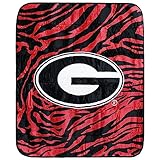 College Covers Georgia Bulldogs Raschel Throw Blanket, 60 in by 50 in
