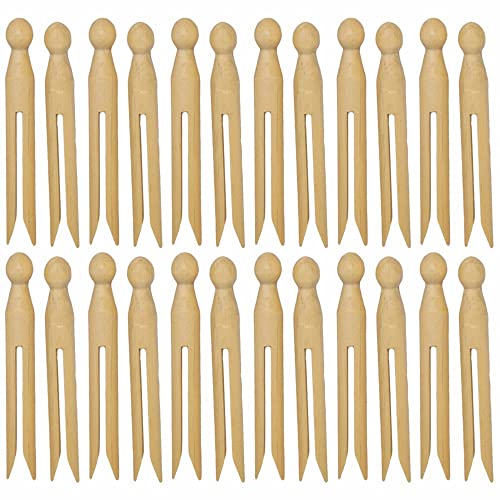 Image of SupaHome Wooden Dolly Pegs Pack of 24