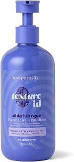 Texture ID Low Porosity Vitamin Leavein Conditioner, Repairs & Protects, Contains Vitamins B, C & E, 11.5 Fl Oz