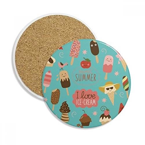 Coaster en céramique multicolore idée cadeau maison duo