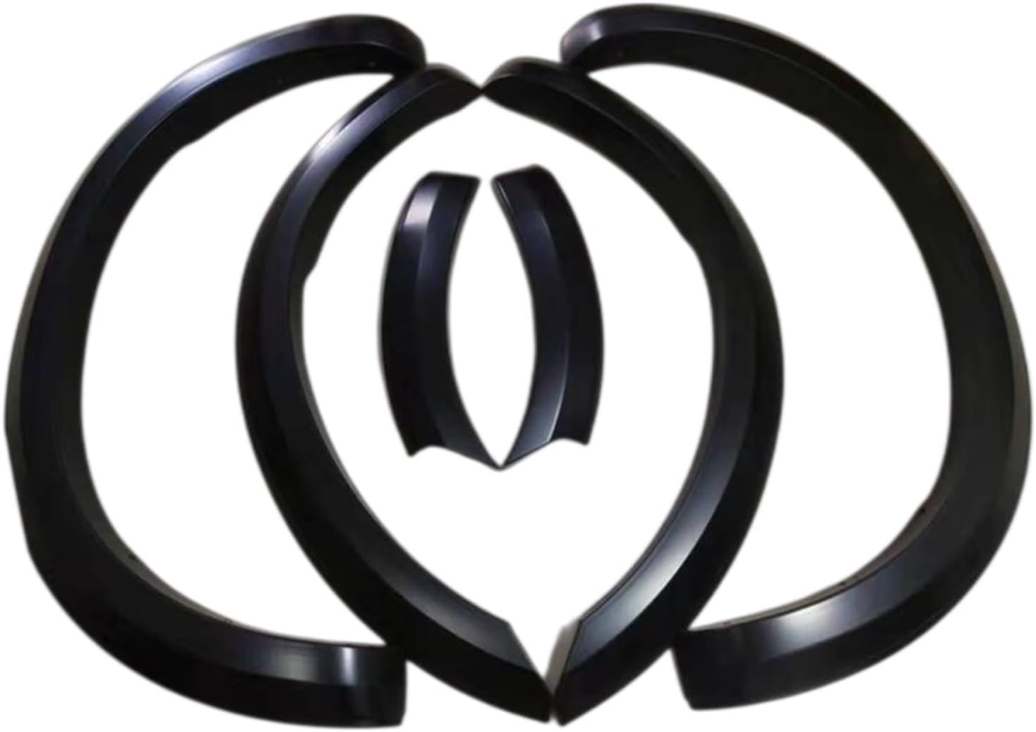 Fender Flares Matte Black Wheel Eyebrow Trim Guard Protector Mudguards Compatible With ISUZU D-MAX 2020 2021 2022 2023 6pcs/set