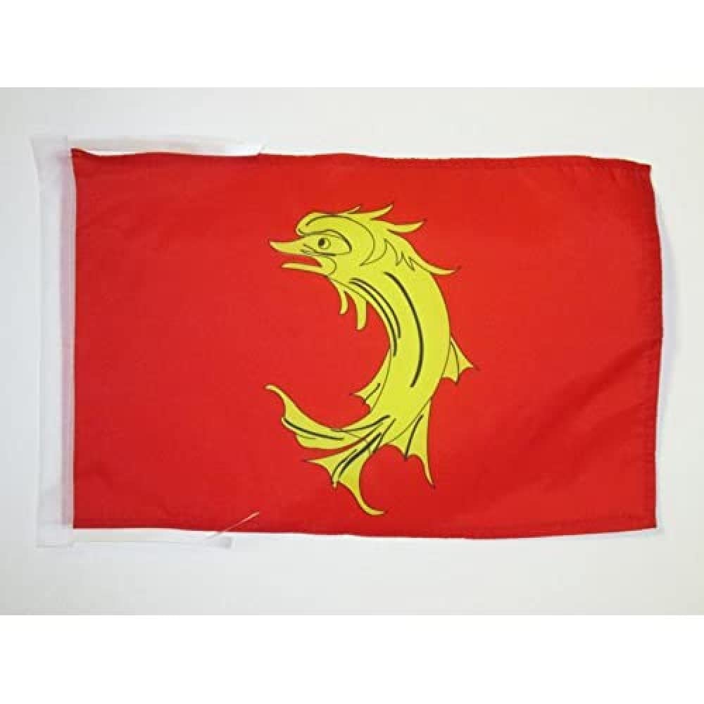 Iran Old Persia Flag 18'' x 12'' cords - Persian SMALL flags 30 x 45cm - Banner 18x12 in - AZ FLAG — view 593