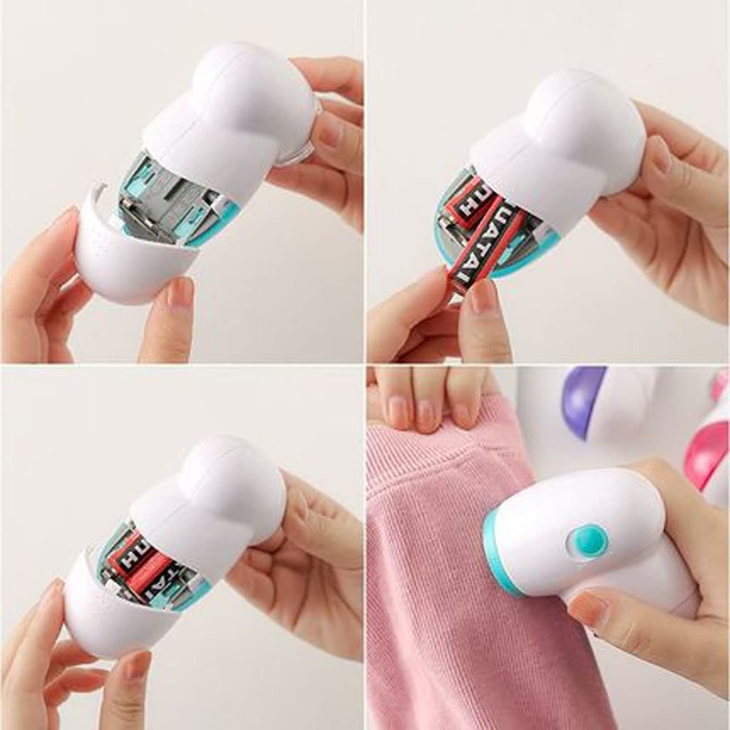 Quitapelusas para el hogar, depiladora de Ropa, Cepillo de Bolas depilatorias, cerdas de Rodillo, Cepillo depilatorio, removedor de Bolas de Pelusa, afeitadora (Estilo Blanco, 10 cm)