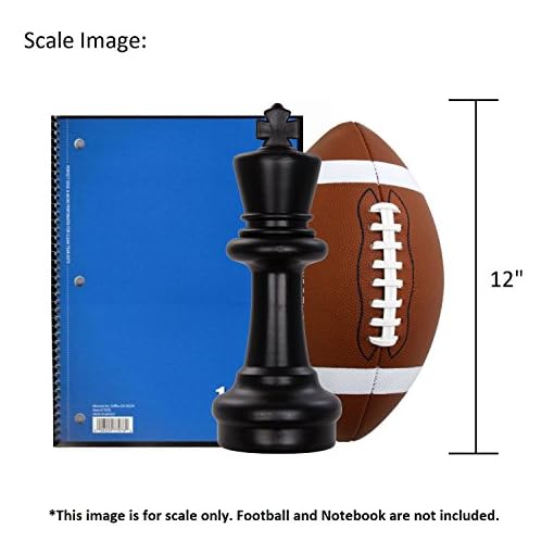 Large Chess Set - with 12" King, and chess mat - Image 9