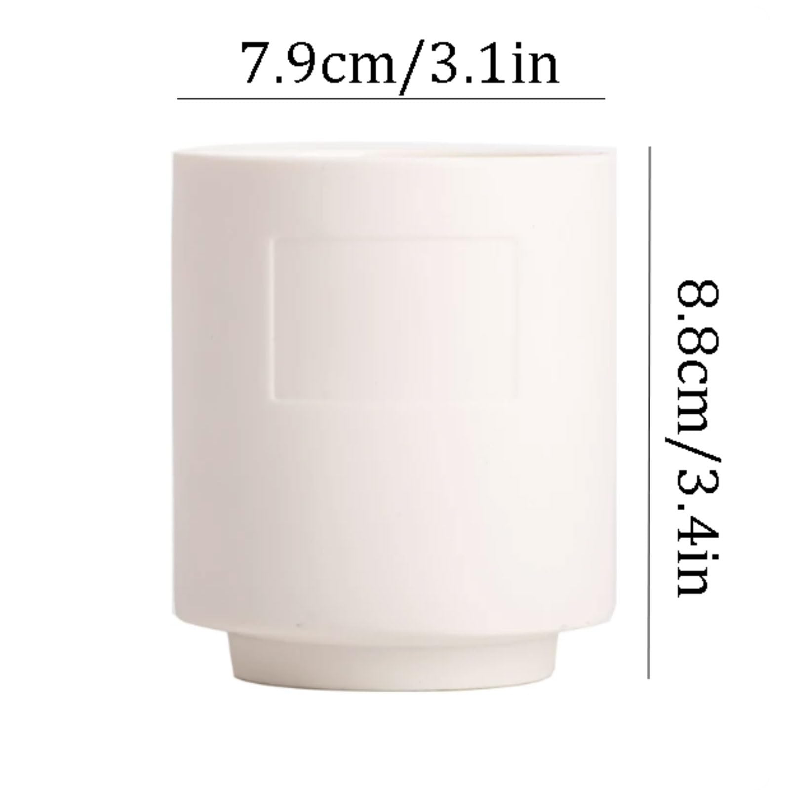 Świece ceramiczne wykonane z wosku sojowego i olejków eterycznych wielokrotnego użytku świece słoik czyste spalanie długotrwały elegancki wystrój domu (eukaliptus + mięta)