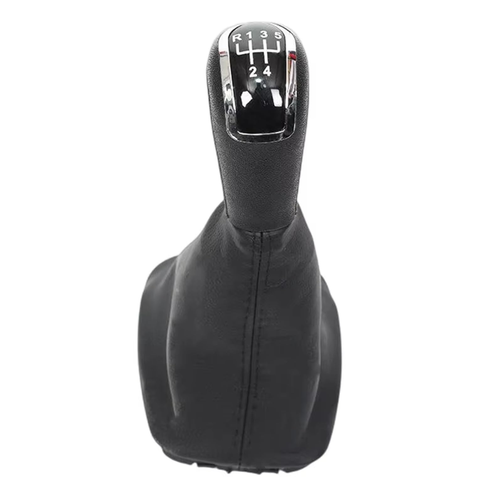 XKOEHXJ Car Gear Shift Knob for Skoda for Fabia MK1 2000-2008 5 Speed Gear Shift Knob Gaiter Boot Cover Case Collar Gearbox Boot Cover(Black)