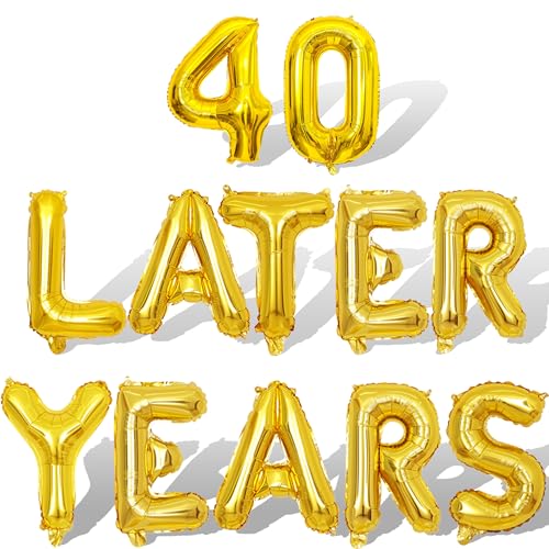 Ballons lettres dorées de 40,6 cm pour sublimer un anniversaire ou un mariage chic