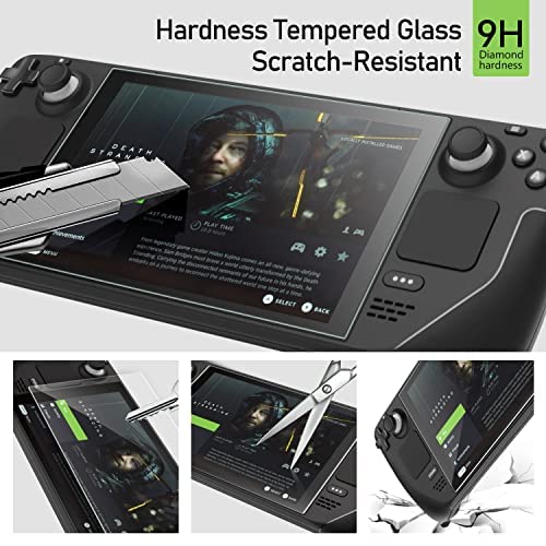 Ivoler MPA-3SP-00537 [3-Pack] Screen Protector Tempered Glass For Steam Deck 7''2022[New Version],Ivoler Transparent Hd Clear Anti-Scratch Screen Protector Compatible thumb #4