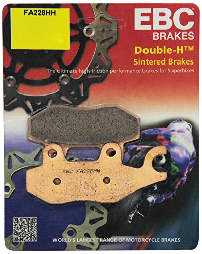 ebc motorcycle brake pads - EBC Brakes FA228HH Disc Brake Pad Set, Black, One-Size