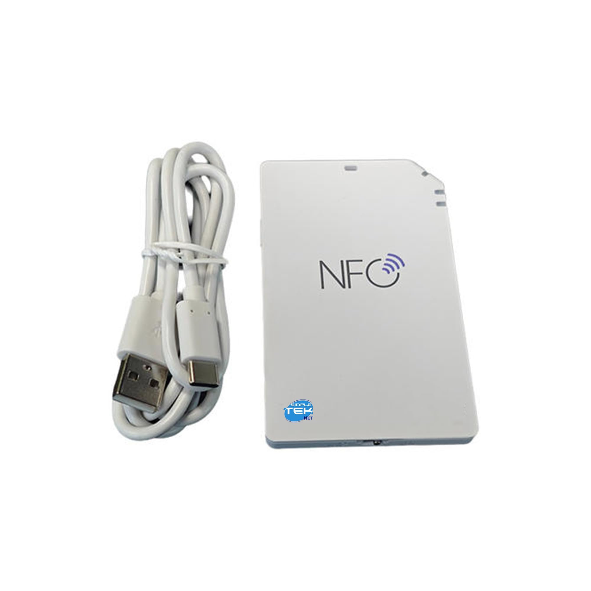 SIMPLETEK – Lettore di smart card Usb-A Tag Nfc Bluetooth Ricaricabile | Portatile, Scrittore Tag, NFC, Bluetooth 5.2, USB-A, Batteria Ricaricabile, CIE, CNS, CRS, Firma Digitale, Contactless