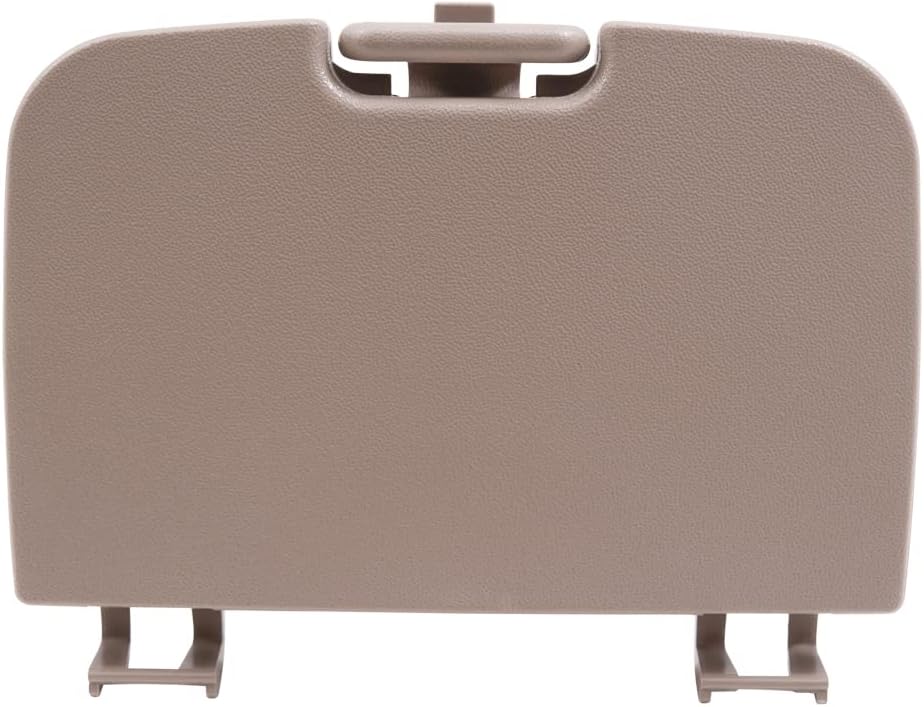 Brock Replacement Overhead Console Sunglasses Holder Box Tan Storage Bin Compatible with 2002-2007 F250 F350 F450 Super Duty Pickup Truck w/out Sunroof 2C3Z 7811586 BAA