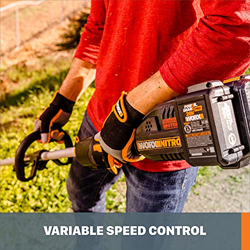 Worx Cordless String Trimmer, 40V 15" Electric Weed Wacker, WG186.9 - image 4