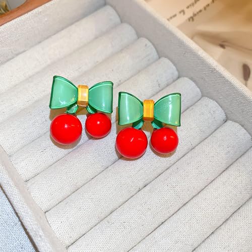 Boucles d'oreilles acrylique ultra légères et lumineuses style néon rétro bonbon