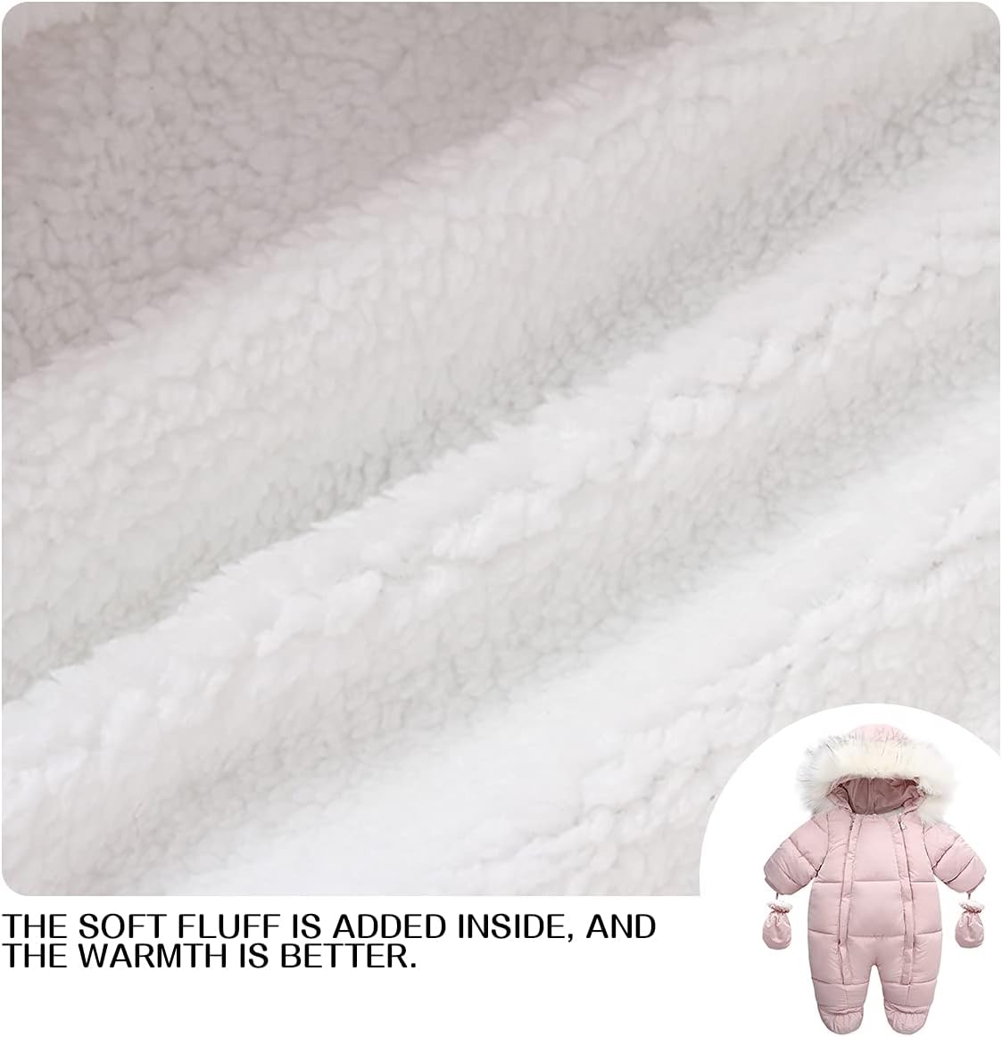 Baby Girl Winter Snowsuit Toddler Jacket Clothes For Boy Infant Jumpsuit Hoodied - Image 6