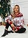 YIJIU Women's Winter Christmas Sweater Novelty Snowflake Reindeer Knitted Sweaters Ugly Pullover Knitwear Sweater Shirt,Snowflakes,XL