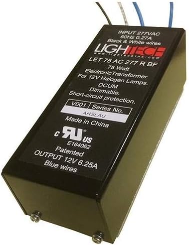 LighTech 66955 - LET 75 BF Low Voltage Incandescent Transformer and Ballast