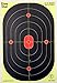 12x18-Inch Bullseye Glowshot Splatter Targets, 50 Packs