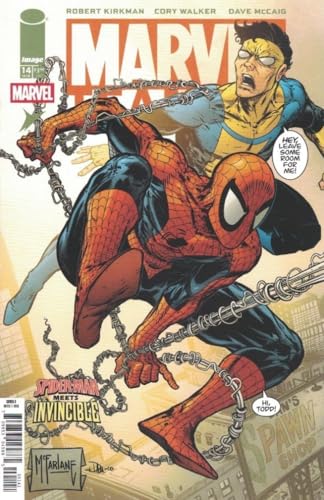 Marvel Team-Up (3rd Series) #14D VF/NM ; Image comic book | Invincible Todd McFarlane Variant Facsimile
