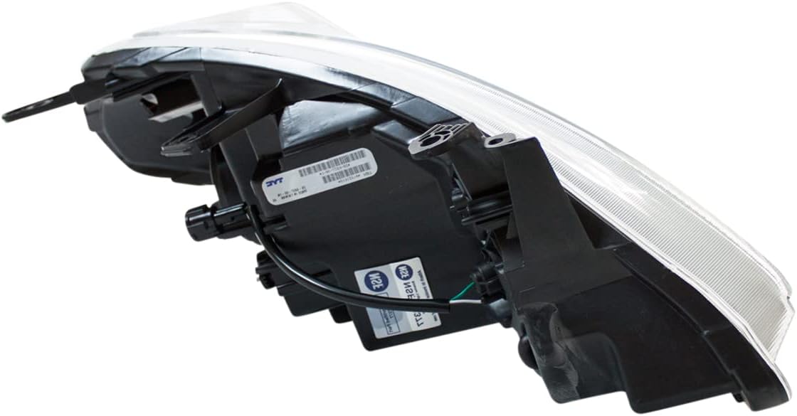 TYC Left Headlight Assembly Compatible with 2007-2011 Nissan Versa