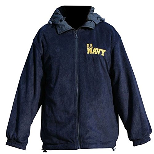 Mitchell Proffitt Men's US Navy Fleece Jacket Reversible2