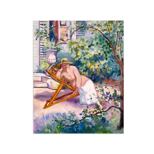 Tableau Henri Manguin Femme au jardin : donnez une ambiance artistique lumineuse à votre salon