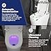 DeerValley Smart Toilet, One Piece Bidet Toilet for Bathrooms, Smart Bidet Toilet with Instant Warm Water, Auto Close/Open, Heated Bidet Seat, Foot Sensor Operation, Night Light, Deodorization