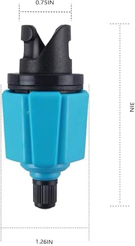 Miniatura 3 de PeSandy - Adaptador de bomba de aire inflable para compresor, adaptador de válvula de aire inflable para barco, adaptador de bomba de aire